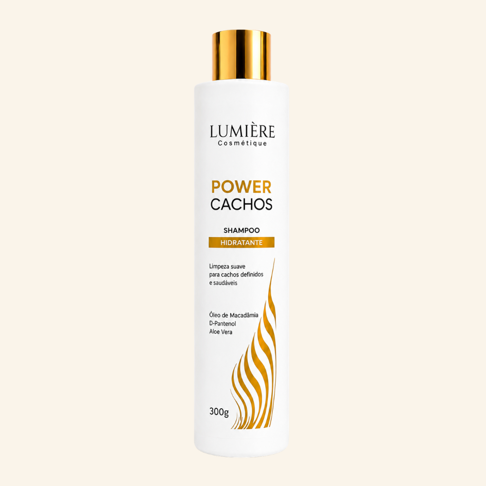 Shampoo Hidratante Lumière Cosmétique Power Cachos – 300g